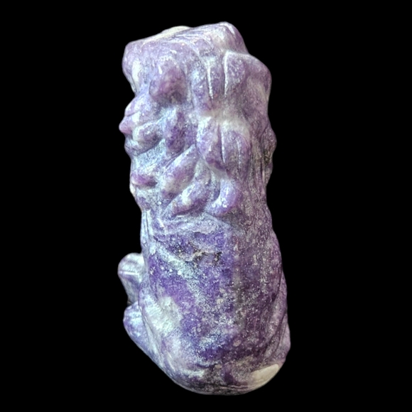 Lepidolite Lion - Picture 6 of 7